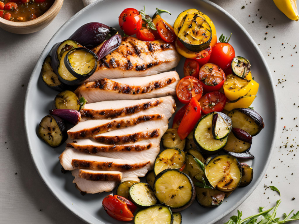 Grilovaná krůtí prsa