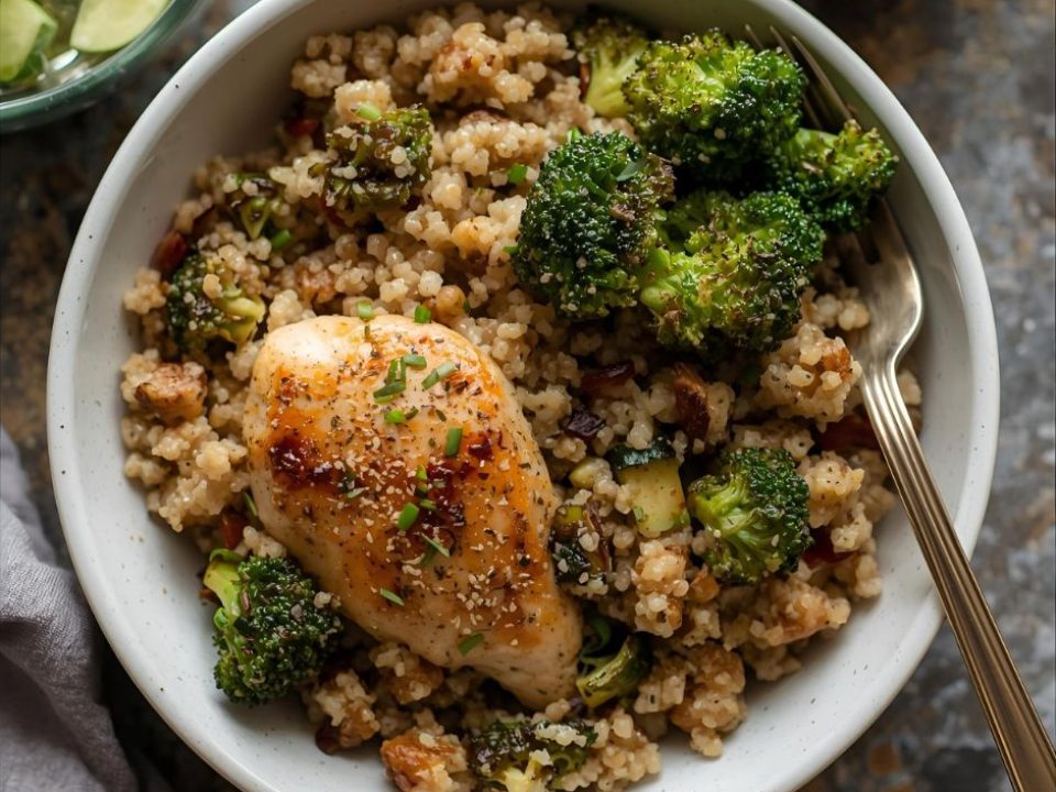 Quinoa s pečenou zeleninou