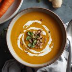 Krémová polévka z pečené dýně