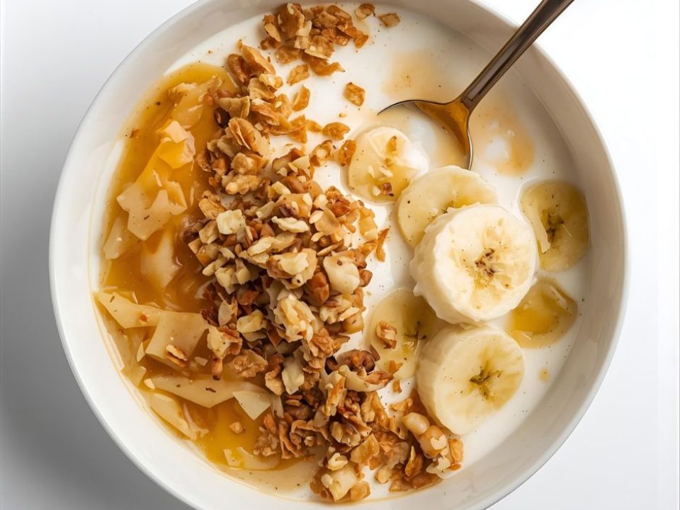 Jablečný tvarohový dezert