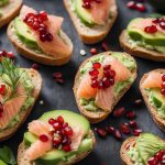 Avokádové jednohubky s lososem